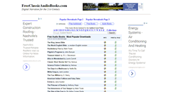 Desktop Screenshot of freeclassicaudiobooks.com